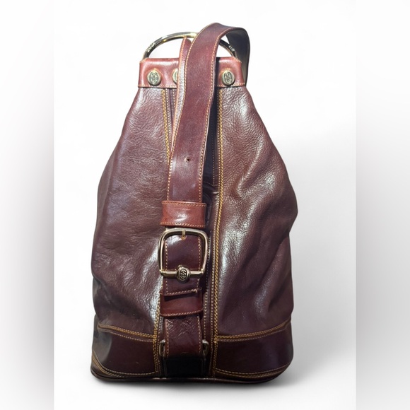MARINO ORLANDI Bucket Bag Leather Handbag. - Picture 9 of 9